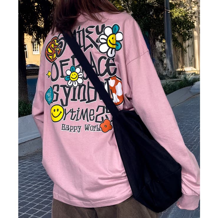 【オーバーサイズ】【SMILEY FACE】ヘビーウェイト ロンT | GROOVY STORE | 詳細画像19 