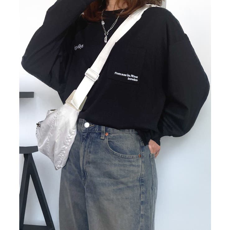 【オーバーサイズ】 ロンT 【刺繍】ヘビーウェイト | GROOVY STORE | 詳細画像9 