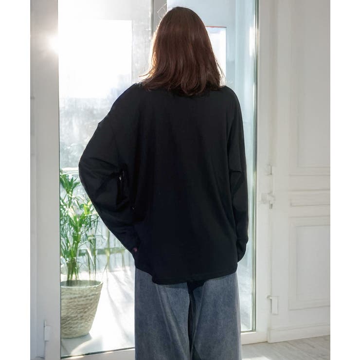 【オーバーサイズ】 ロンT 【刺繍】ヘビーウェイト | GROOVY STORE | 詳細画像10 