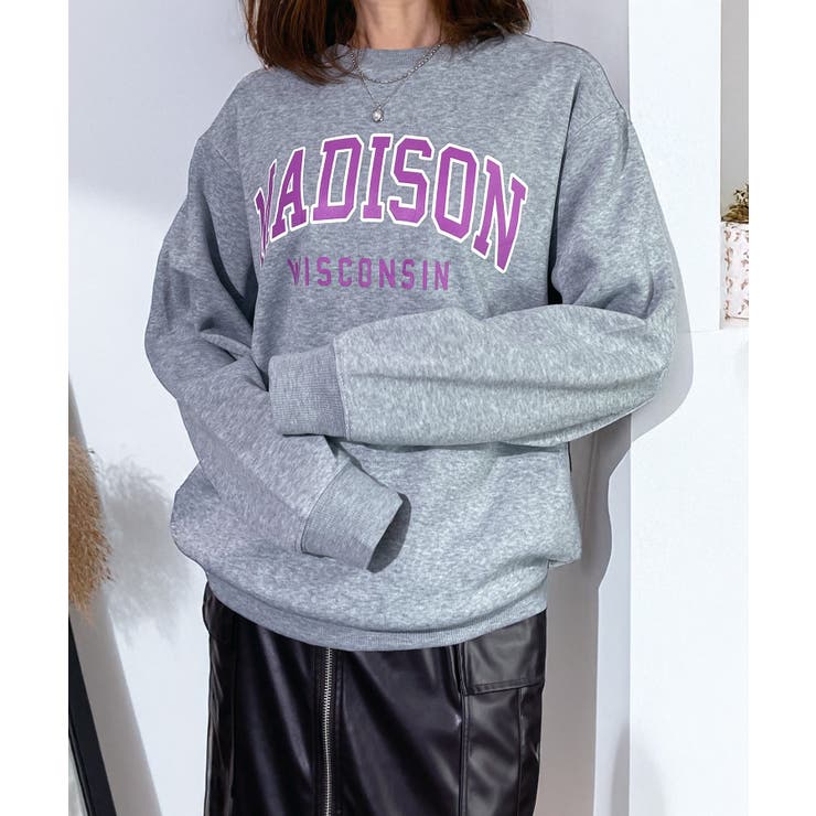 【裏起毛】アメカジ スウェット トレーナー #アーチ #ロゴ #カジュアル #部屋着 #パジャマ