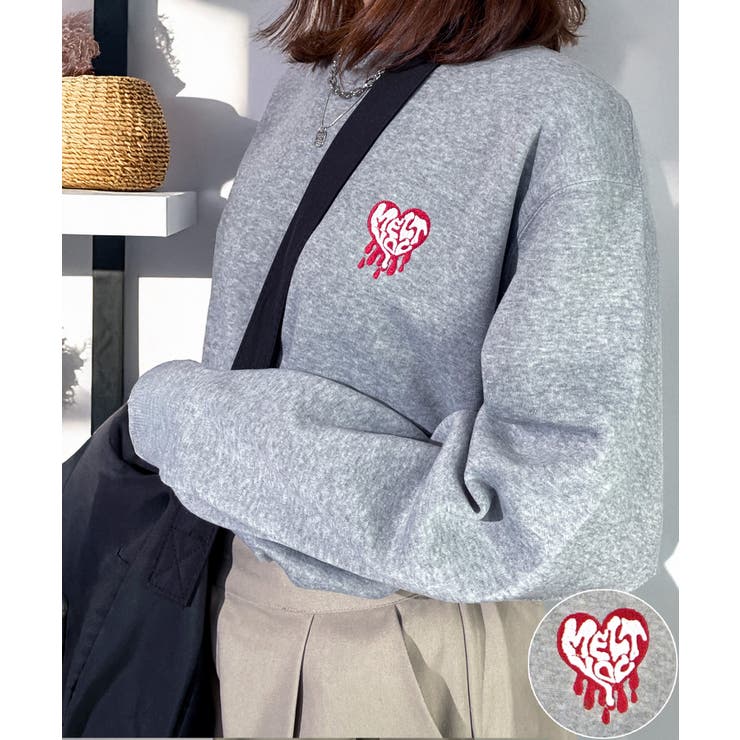 トレーナー刺繍 スウェット トレーナー[品番：GRVK0003144