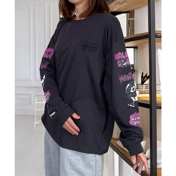 【追加入荷！】【オーバーサイズ】ロンT ロンティー長袖 袖プリント | GROOVY STORE | 詳細画像46 
