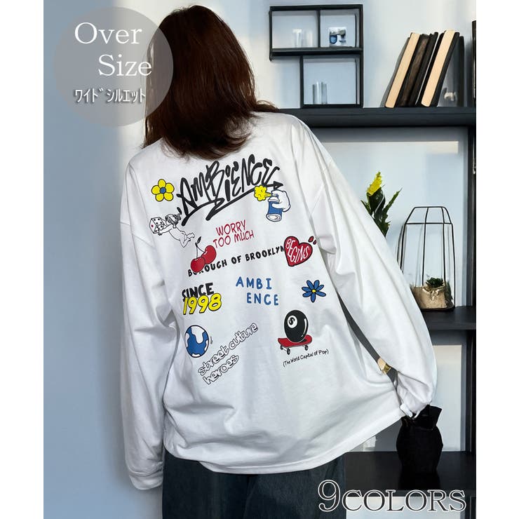 ホワイト-2 | 白 黒 Tシャツ | GROOVY STORE