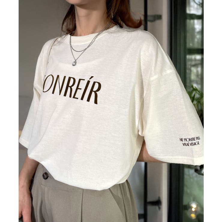 上品ロゴ フロッキー Tシャツ グラフィック Tシャツ 半袖 プリントT | GROOVY STORE | 詳細画像23 