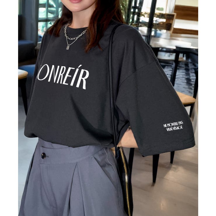 上品ロゴ フロッキー Tシャツ グラフィック Tシャツ 半袖 プリントT | GROOVY STORE | 詳細画像30 