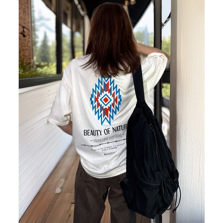 【オーバーサイズ】Tシャツ半袖 サークル ロゴ | GROOVY STORE | 詳細画像36 