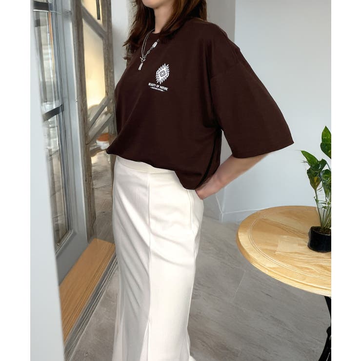 【オーバーサイズ】Tシャツ半袖 サークル ロゴ | GROOVY STORE | 詳細画像39 