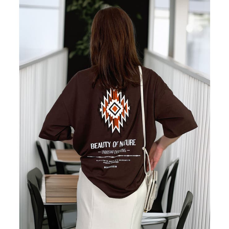 【オーバーサイズ】Tシャツ半袖 サークル ロゴ | GROOVY STORE | 詳細画像14 