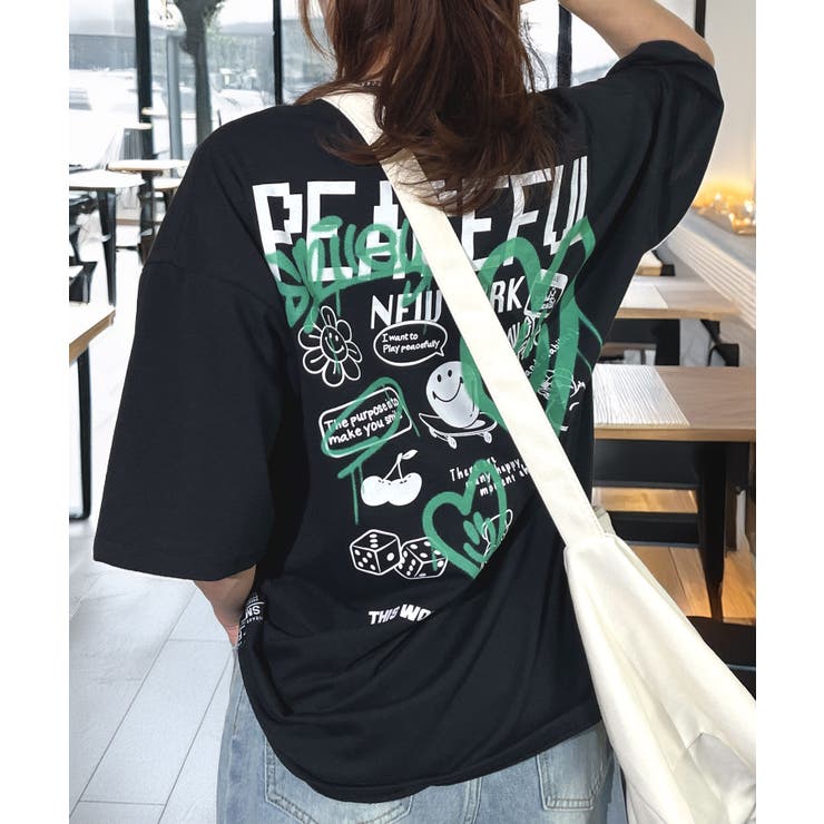 【ワイド】グラフィック Tシャツ 半袖 プリント ロゴ | GROOVY STORE | 詳細画像40 