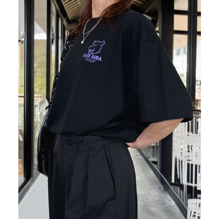 【オーバーサイズ】Tシャツ半袖 立体プリント バックプリント | GROOVY STORE | 詳細画像3 