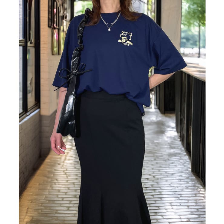 【オーバーサイズ】Tシャツ半袖 立体プリント バックプリント | GROOVY STORE | 詳細画像6 