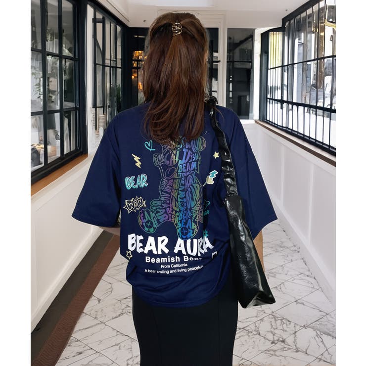 【オーバーサイズ】Tシャツ半袖 立体プリント バックプリント | GROOVY STORE | 詳細画像24 