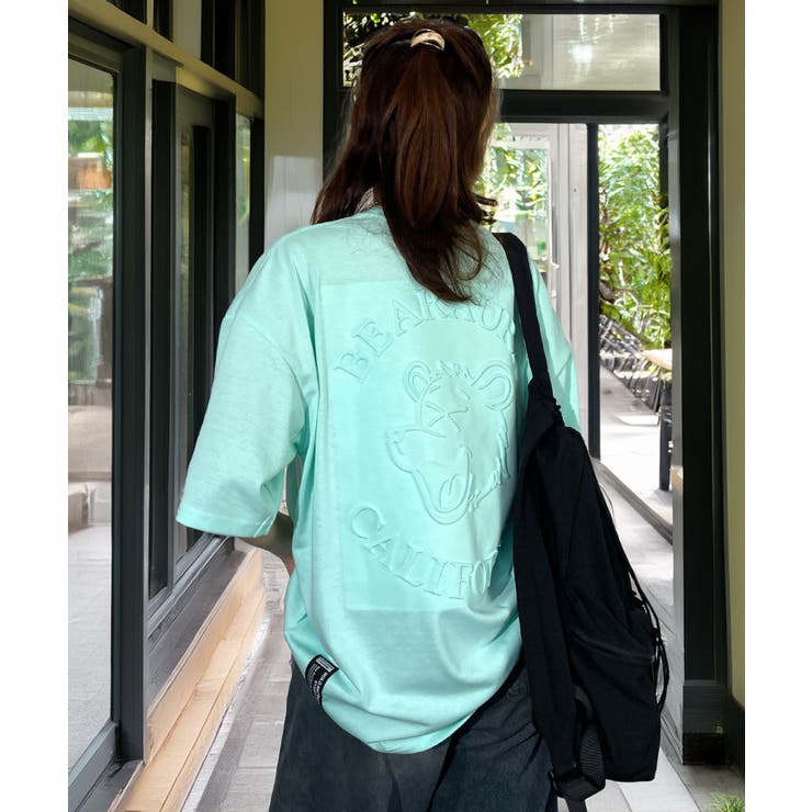 【オーバーサイズ】Tシャツ半袖 立体プリント バックプリント | GROOVY STORE | 詳細画像38 