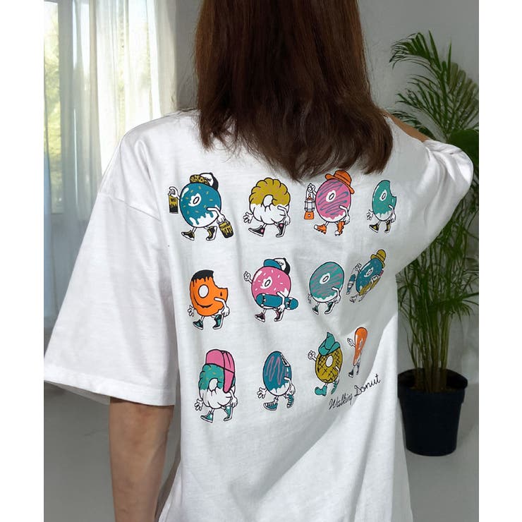 追加入荷白Tシャツ 黒TシャツTシャツ半袖 オーバーサイズ | GROOVY STORE | 詳細画像10 