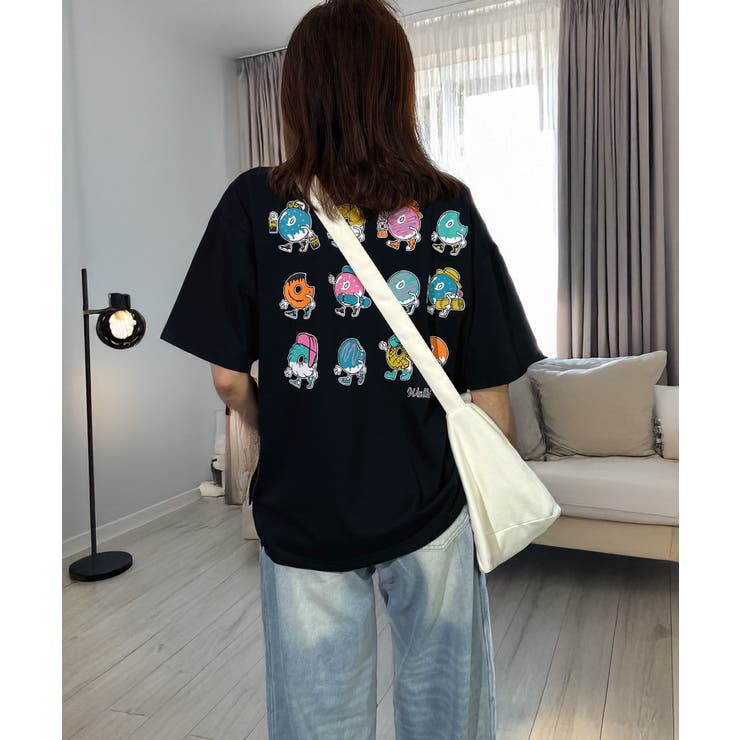 追加入荷白Tシャツ 黒TシャツTシャツ半袖 オーバーサイズ | GROOVY STORE | 詳細画像41 