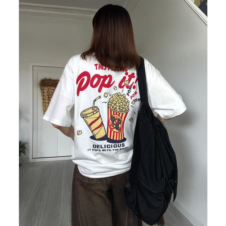 追加入荷白Tシャツ 黒TシャツTシャツ半袖 オーバーサイズ | GROOVY STORE | 詳細画像2 