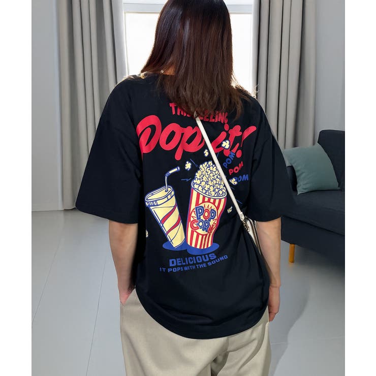 追加入荷白Tシャツ 黒TシャツTシャツ半袖 オーバーサイズ | GROOVY STORE | 詳細画像4 