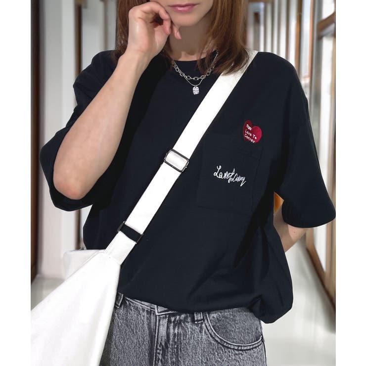 アルベロベロ　チュール 半袖Tシャツ 黒 美品 MONO-MART tシャツ チュールレイヤード半袖Tシャツ レディース
