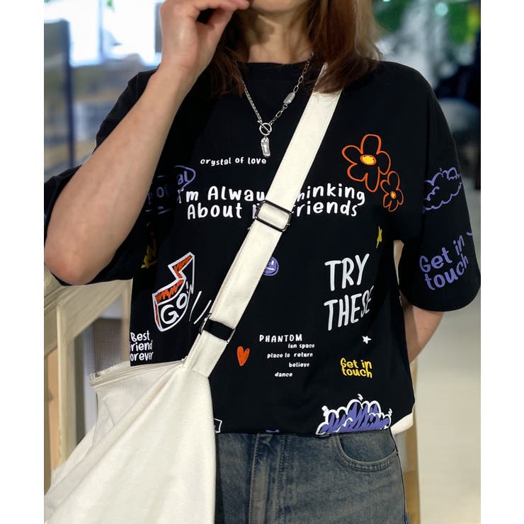 【オーバーサイズ】ヘビーウェイト グラフィック Tシャツ半袖 | GROOVY STORE | 詳細画像3 