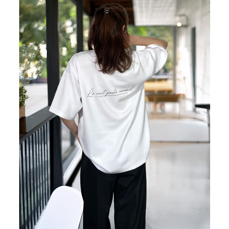 【ワイド】肌触り◎ ストレッチ Tシャツ半袖 ストリート  # ロゴ T | GROOVY STORE | 詳細画像15 