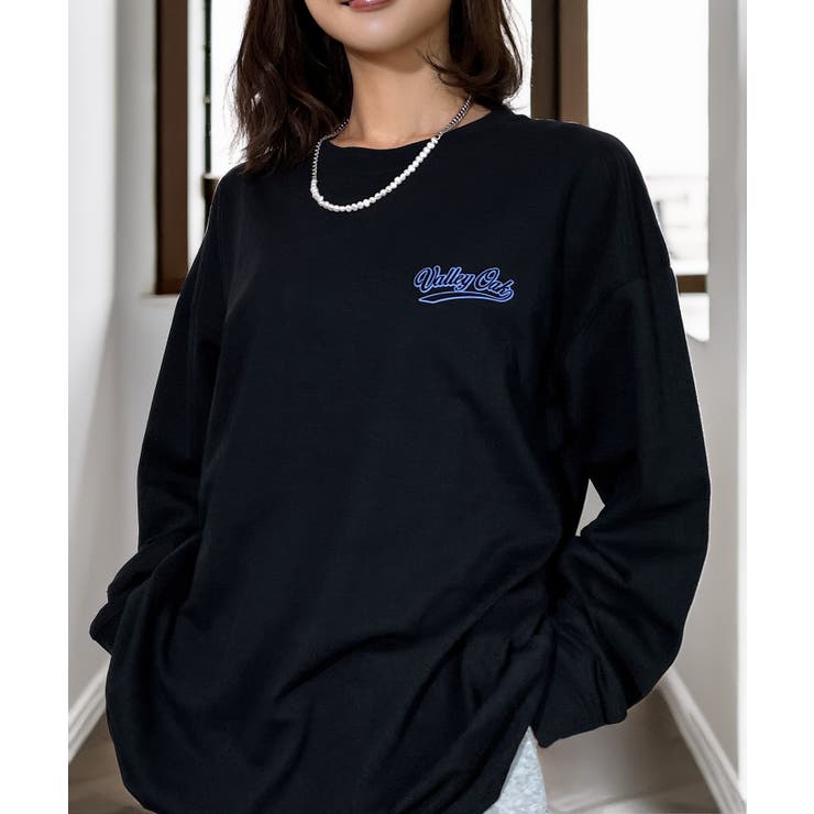 【ワイド】サークル サガラ刺繍 ロンｔ 長袖Tシャツ ワンポイント | GROOVY STORE | 詳細画像7 