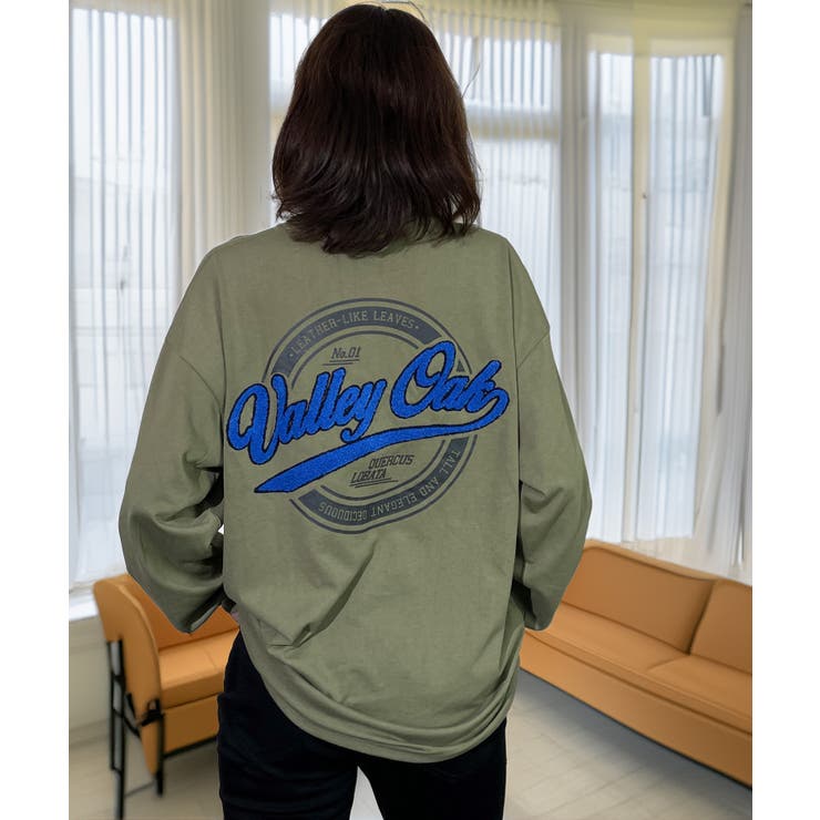 【ワイド】サークル サガラ刺繍 ロンｔ 長袖Tシャツ ワンポイント | GROOVY STORE | 詳細画像18 