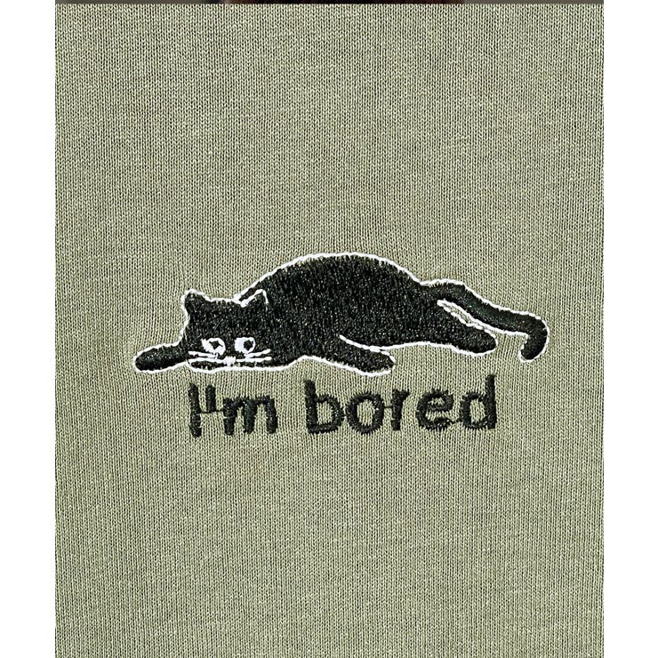 【ワイド】黒ネコ ロンｔ 長袖Tシャツ ワンポイント  | GROOVY STORE | 詳細画像26 