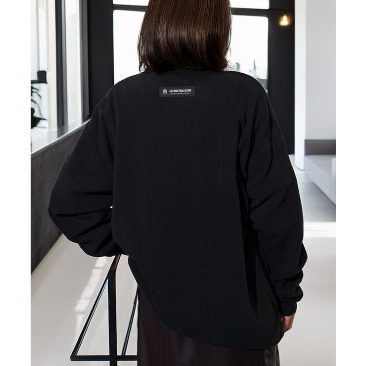 ワイド フリース 刺繍 トレーナー 裏起毛 ロゴ | GROOVY STORE | 詳細画像11 