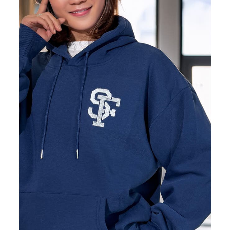 パーカー 裏起毛 グラフィック スウェット パーカ スマイル クマ | GROOVY STORE | 詳細画像12 