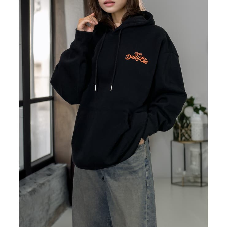 パーカー 裏起毛 グラフィック スウェット パーカ スマイル クマ | GROOVY STORE | 詳細画像18 