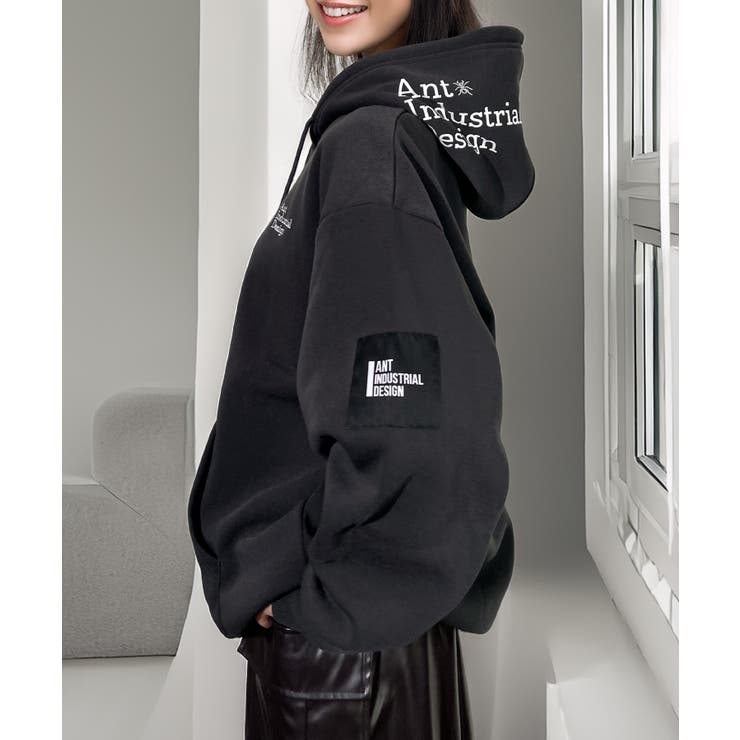 好評につき追加入荷【オーバーサイズ】 パーカー【フードロゴ】スウェット ＃ロ… | GROOVY STORE | 詳細画像11 