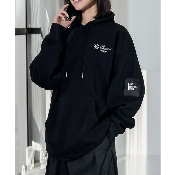 好評につき追加入荷【オーバーサイズ】 パーカー【フードロゴ】スウェット ＃ロ… | GROOVY STORE | 詳細画像5 