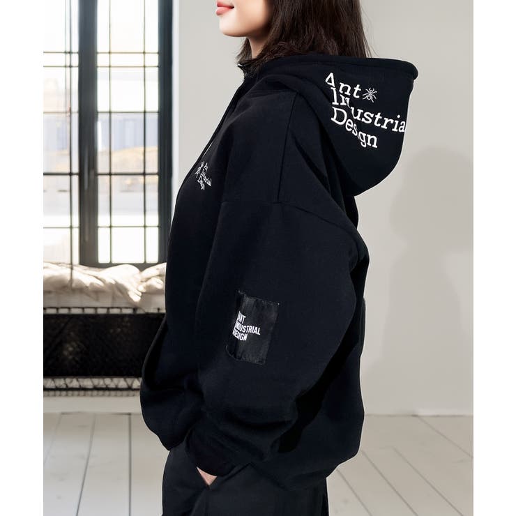 好評につき追加入荷【オーバーサイズ】 パーカー【フードロゴ】スウェット ＃ロ… | GROOVY STORE | 詳細画像7 