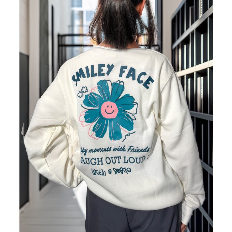 スマイル サークルロゴ トレーナー | GROOVY STORE | 詳細画像8 