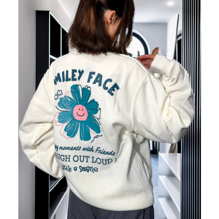 スマイル サークルロゴ トレーナー | GROOVY STORE | 詳細画像7 