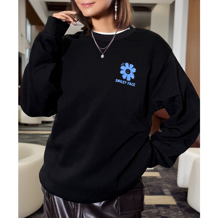 スマイル サークルロゴ トレーナー | GROOVY STORE | 詳細画像9 