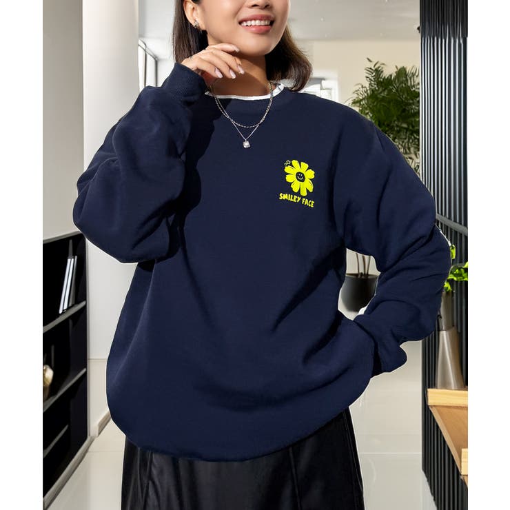 スマイル サークルロゴ トレーナー | GROOVY STORE | 詳細画像12 