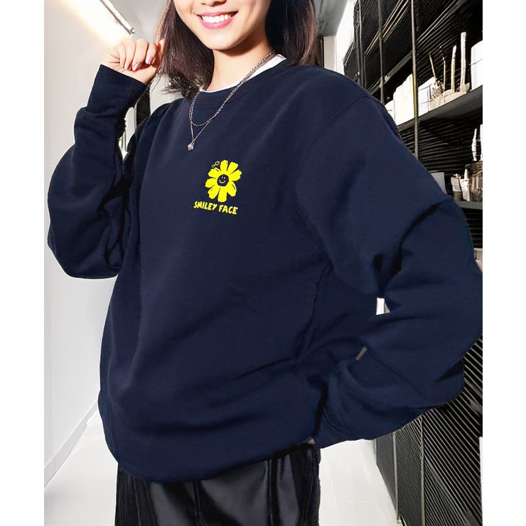 スマイル サークルロゴ トレーナー | GROOVY STORE | 詳細画像13 