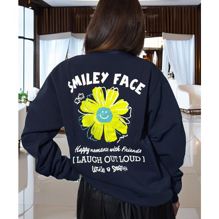 スマイル サークルロゴ トレーナー | GROOVY STORE | 詳細画像14 