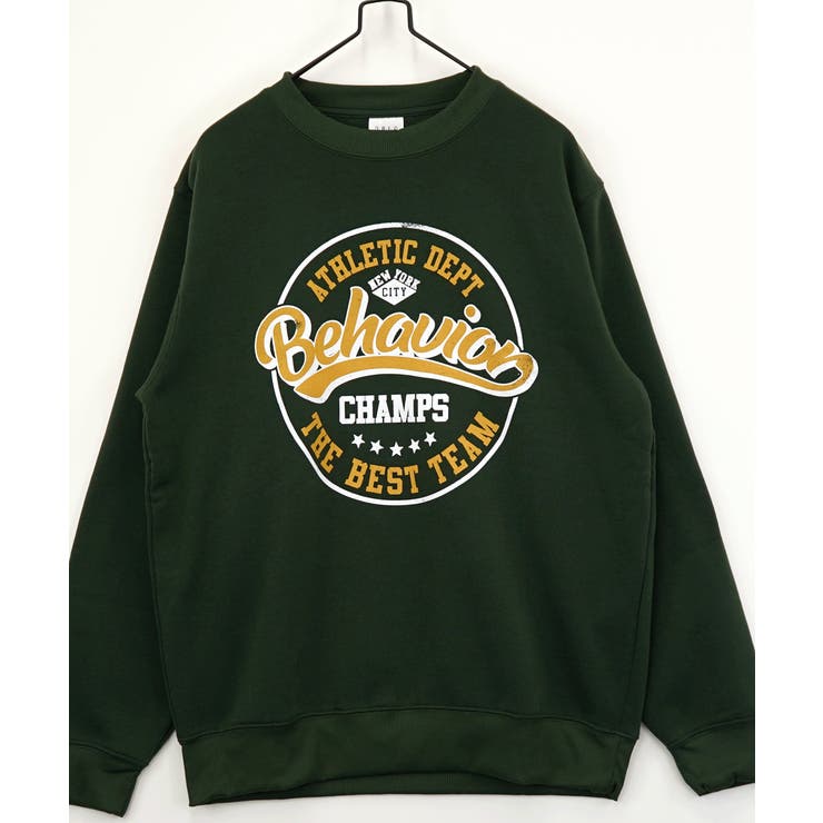 裏起毛 スウェット トレーナー レトロロゴ グラフィック サークル[品番