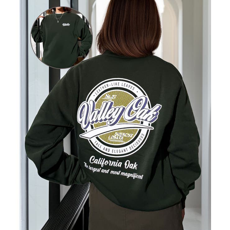 ブラック系-サークル | スマイル サークルロゴ トレーナー | GROOVY STORE