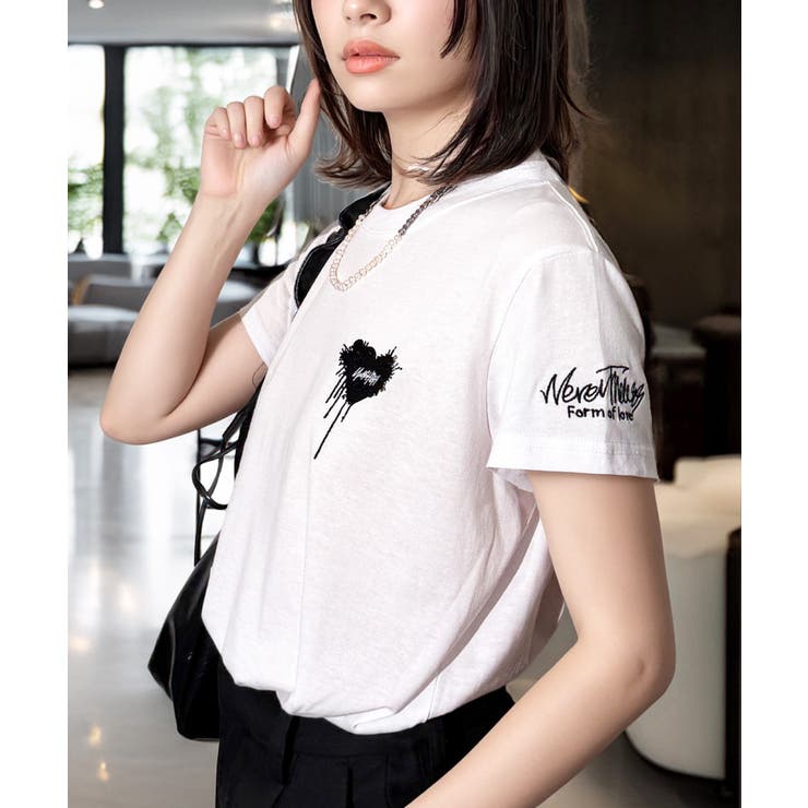 【刺繍】ワンポイント Tシャツ半袖 グラフィック | GROOVY STORE | 詳細画像1 