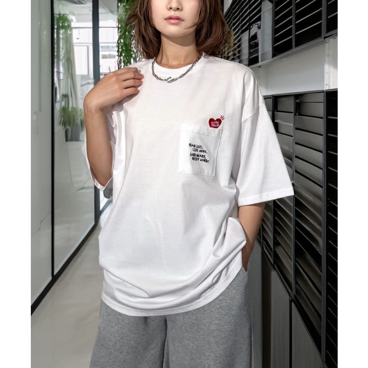追加入荷【オーバーサイズ】【5種のデザイン】白Tシャツ 黒Tシャツ【ヘヒ… | GROOVY STORE | 詳細画像2 