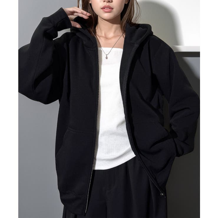 新色追加】【無地】ジップ パーカー M[品番：GRVK0002501]｜GROOVY