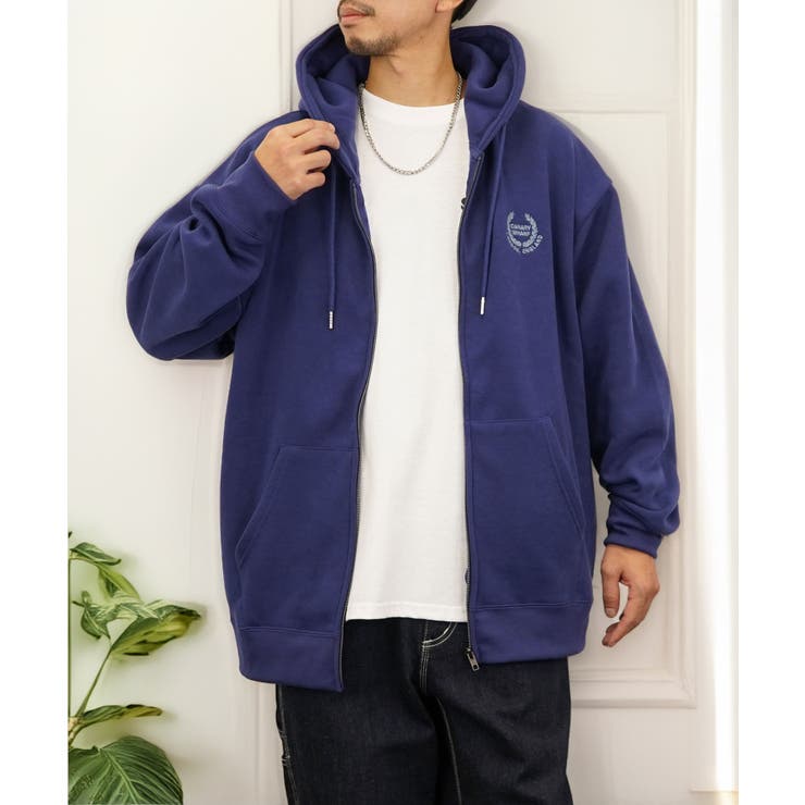 ジップ パーカー 裏起毛[品番：GRVK0003067]｜GROOVY STORE