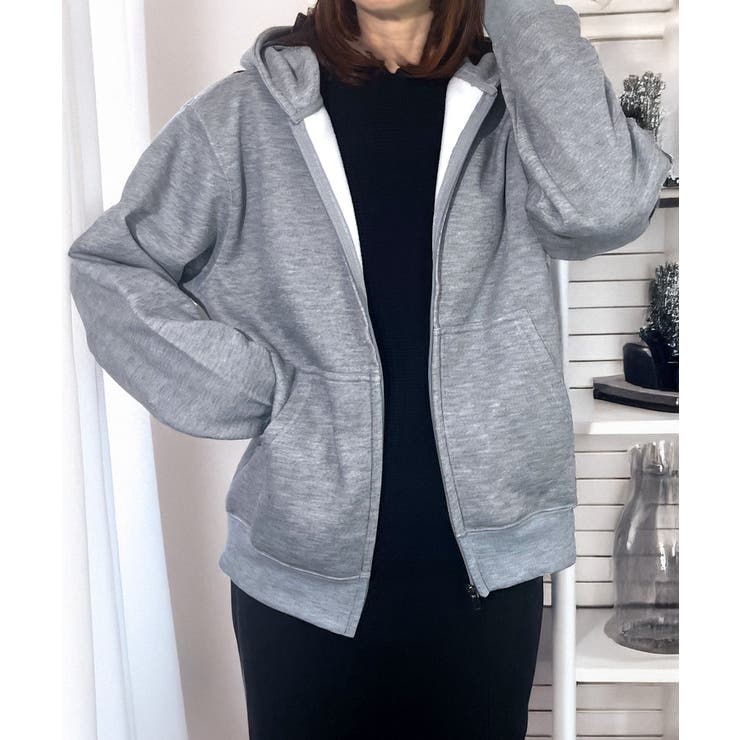 【6色展開】裏起毛 ジップパーカー #無地 #ジップ #ユニセックス | GROOVY STORE | 詳細画像28 