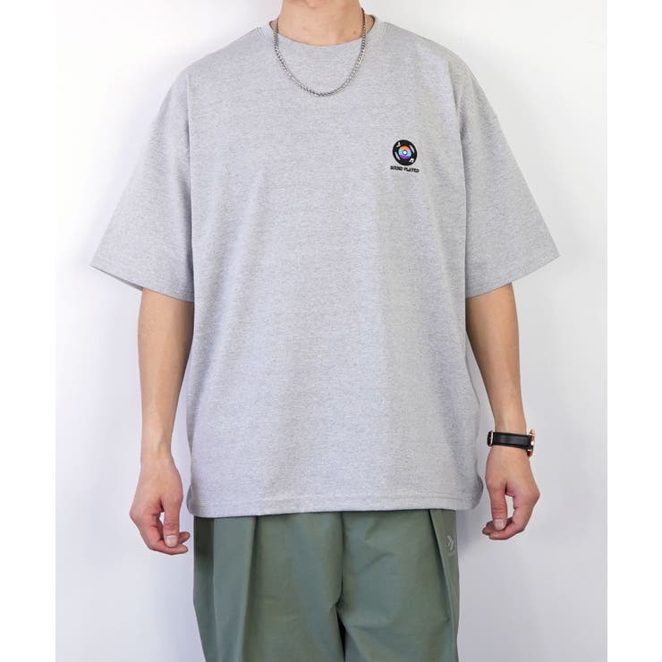 2種類のデザイン】オーバーサイズ バックプリント Tシャツ半袖