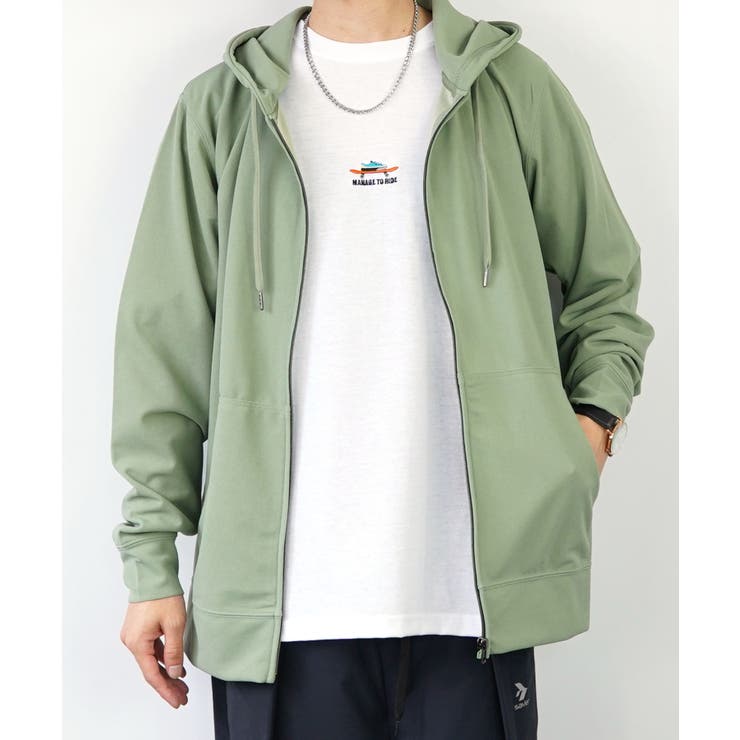 OVY ジップアップパーカー ブラック Lサイズ
