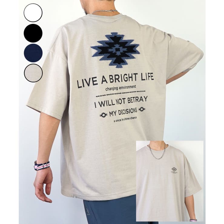 4種類の刺繍T オルテガ Tシャツ半袖[品番：GRVK0002631]｜GROOVY STORE