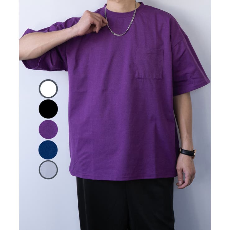 Ｔシャツ半袖 ストレッチ　トップス　ポケット付き